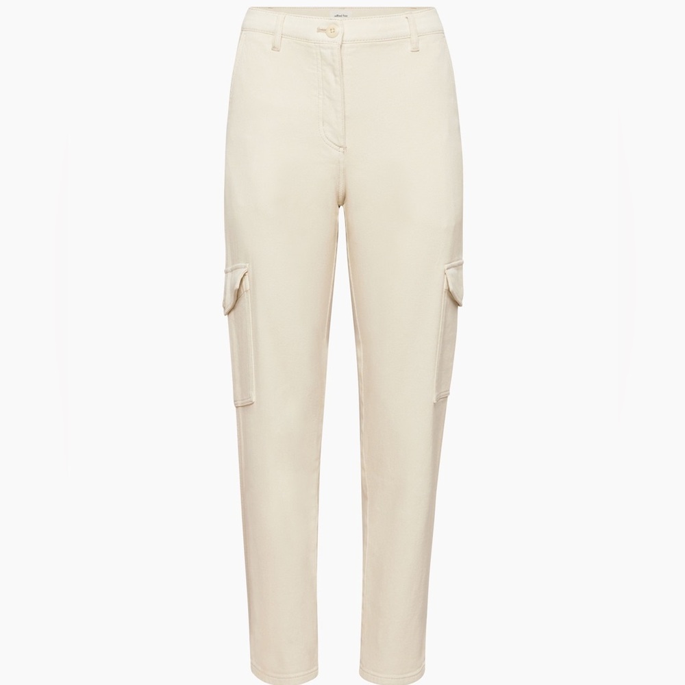 Aritzia Wilfred Free Modern Cargo Pants - Cream